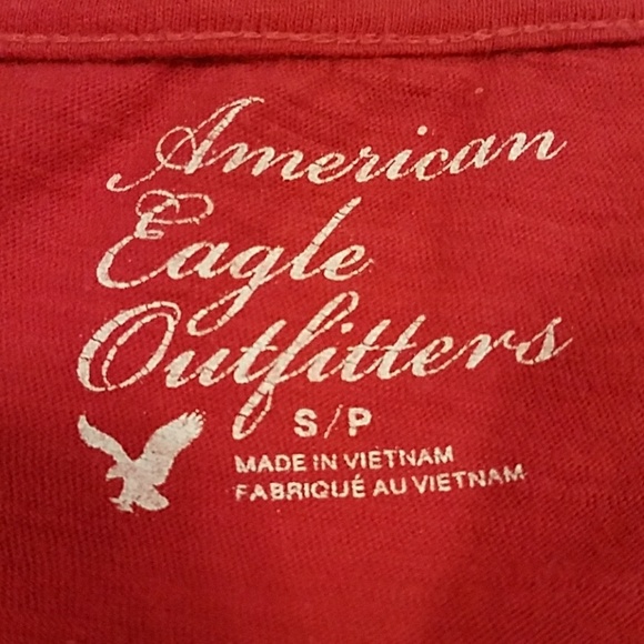 AE Red Graphic Tee Short Sleeves - Picture 3 of 3